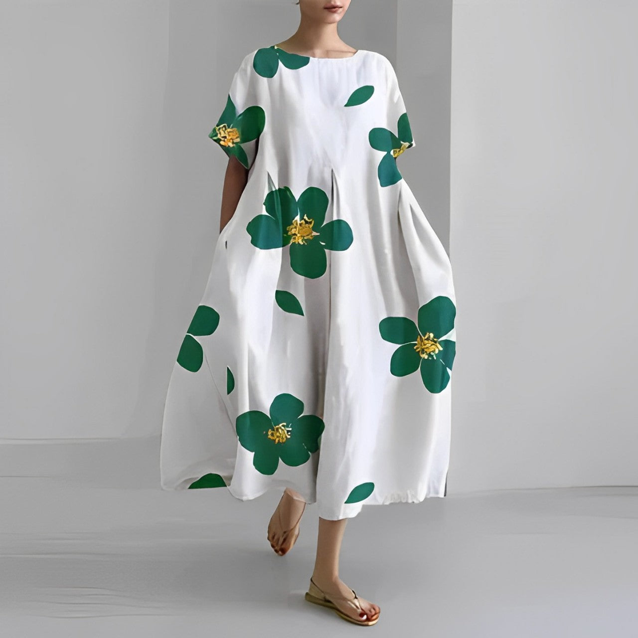 Chenoa - Damenkleid mit Blumen, Gemütlich & Sommerlich