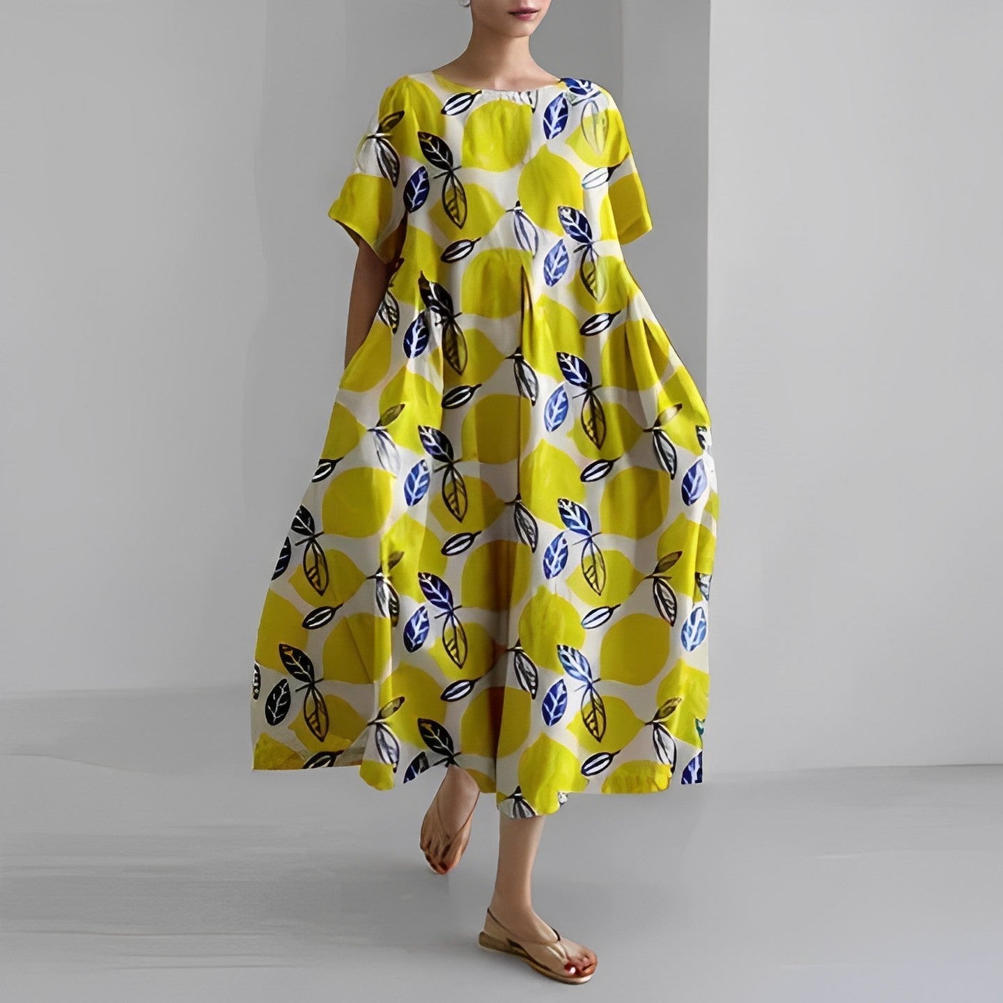 Chenoa - Damenkleid mit Blumen, Gemütlich & Sommerlich