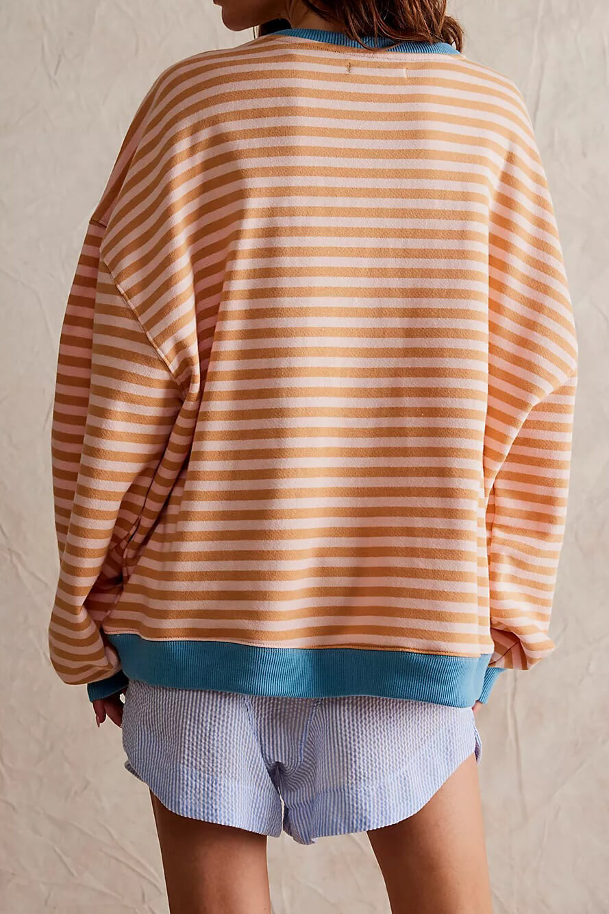 Monika – Gestreifter Damen Pullover