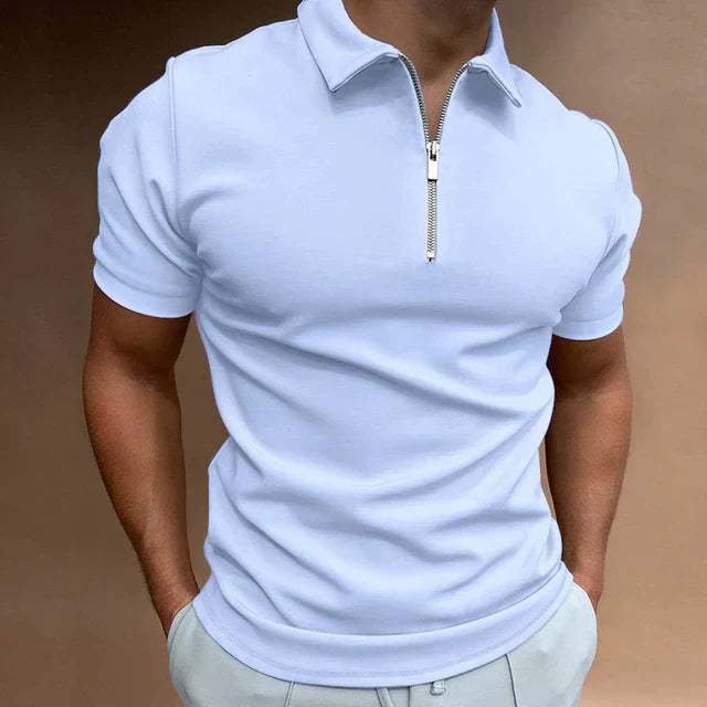 Tarek - Lässiges Polohemd mit Zipper