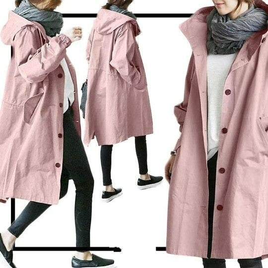 Maren – Trenchcoat Damen Leicht Wasserdicht