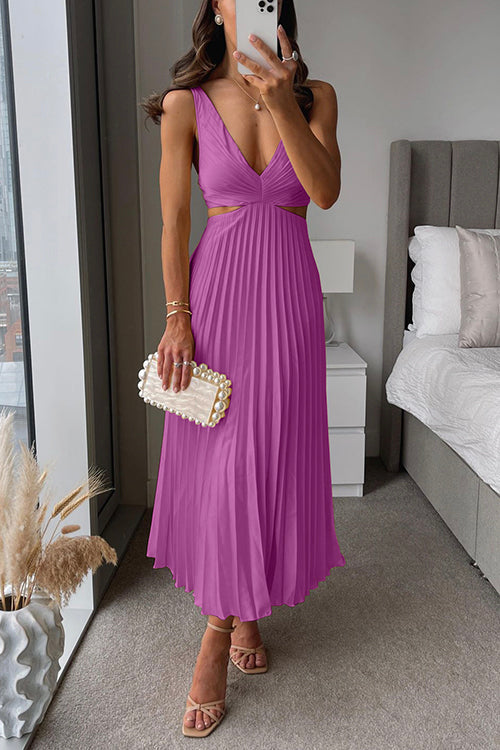 Myrcella - Damen Maxikleid mit Falten, Bequem & Zeitgemäß