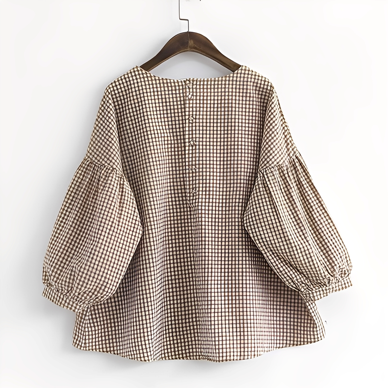 Tahlia - Lässiges Karohemd mit asymmetrischem Design für Damen