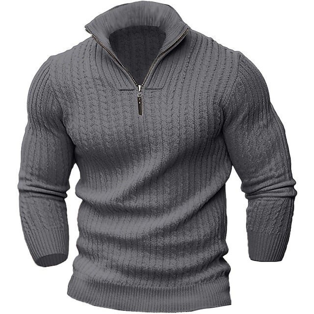 Sanji - Schicker Herren-Reißverschluss-Pullover