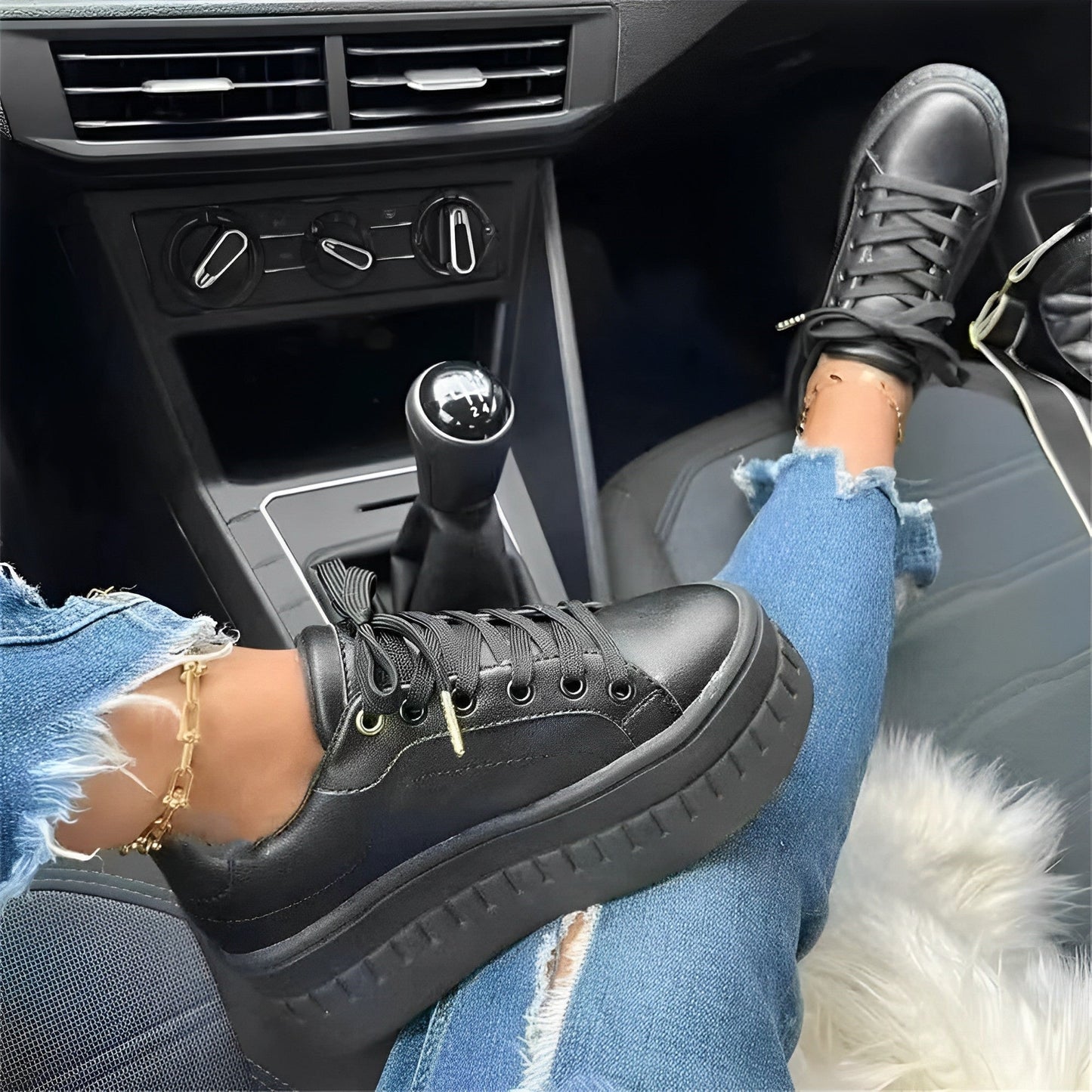 Valerie - Plateau-Sneaker mit dicker Sohle für Damen