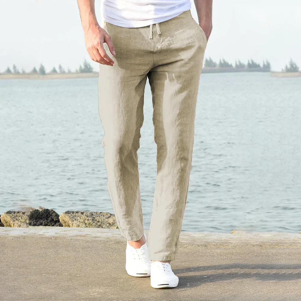 Domenic - Bequeme Leinenhose für Herren