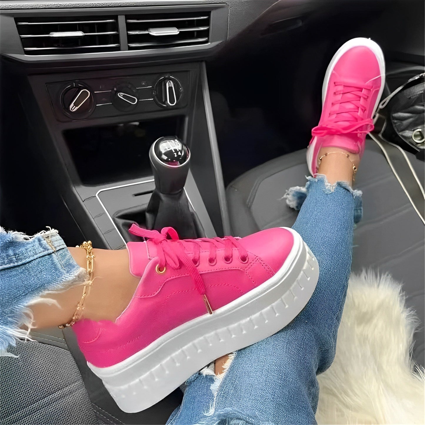 Valerie - Plateau-Sneaker mit dicker Sohle für Damen