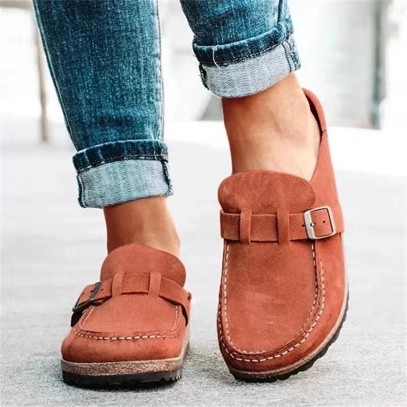 Leah – Leder Loafer mit Schnalle