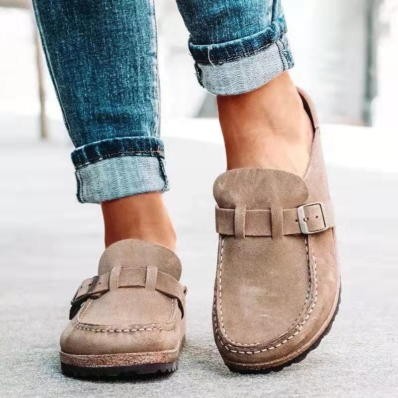 Leah – Leder Loafer mit Schnalle