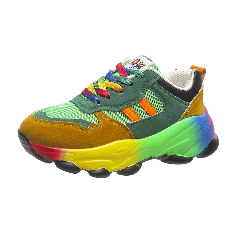 Jolie - Bunte Sneakers mit dicker Sohle für Damen