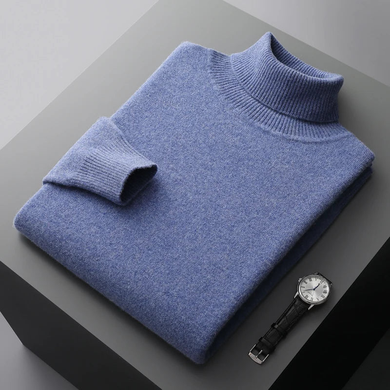 Louis - Pullover mit gerolltem Kragen