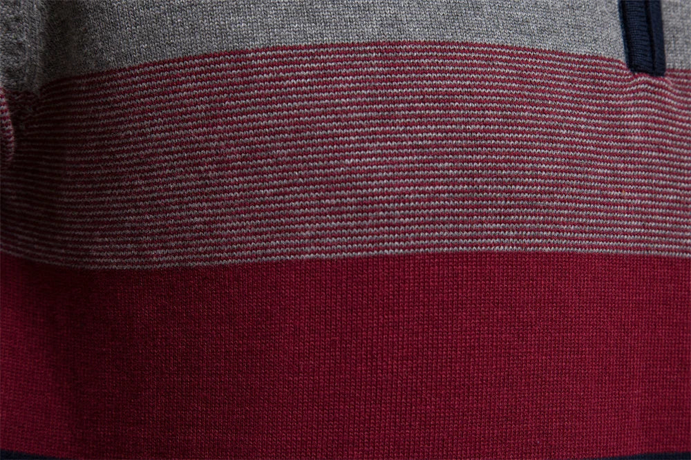 Rook - Männer-Pullover mit Viertel-Zipper
