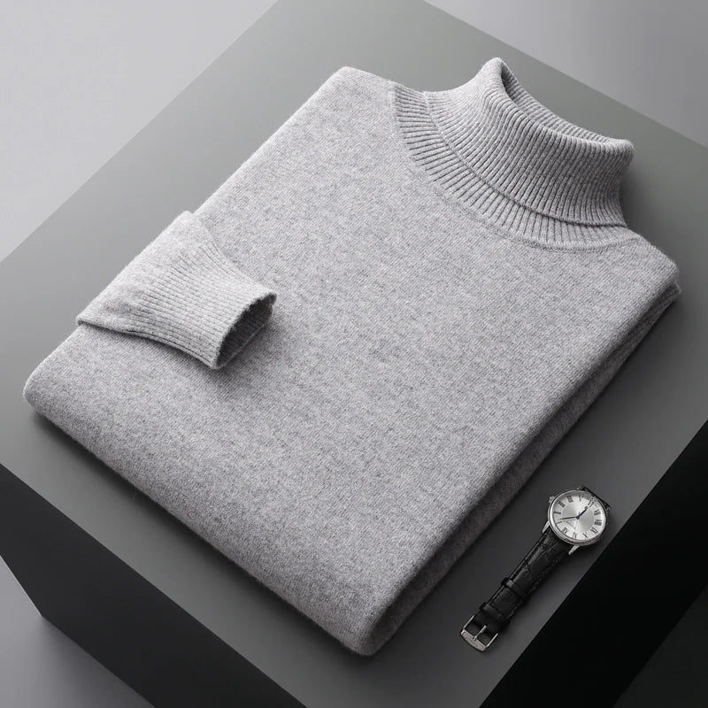 Louis - Pullover mit gerolltem Kragen