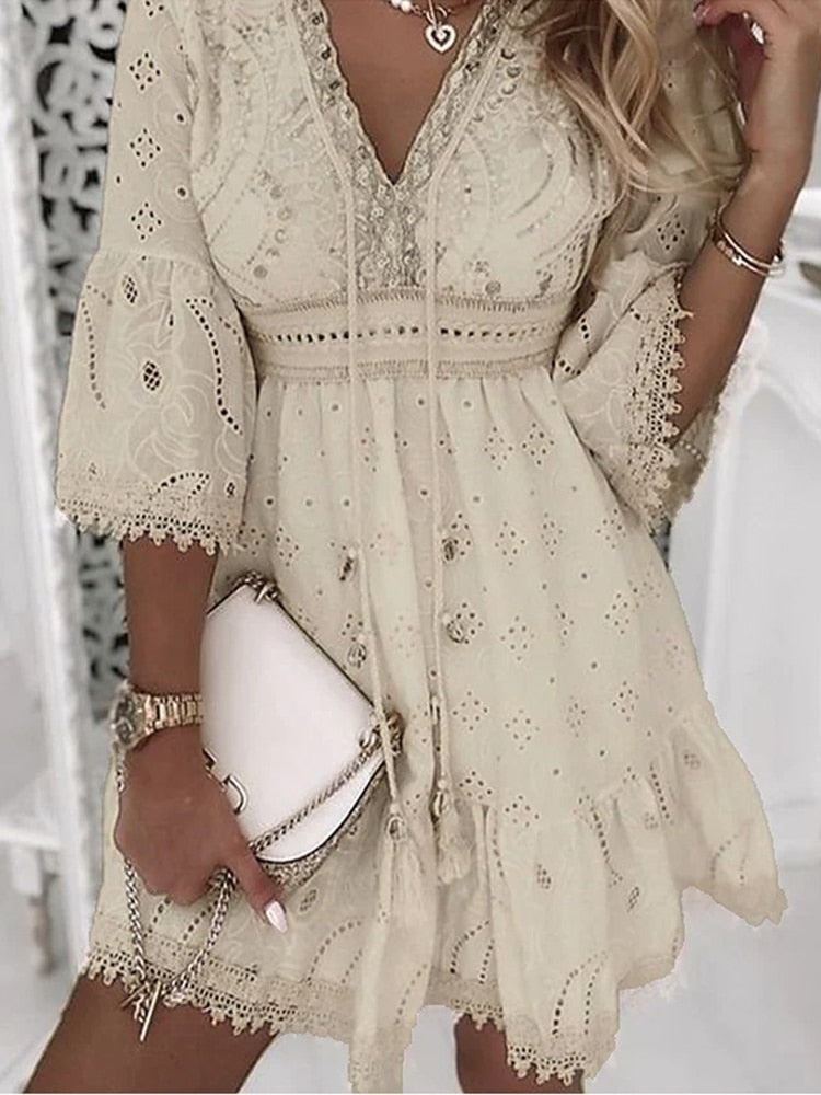 Océane – Ibiza-Kleid im Boho-Stil