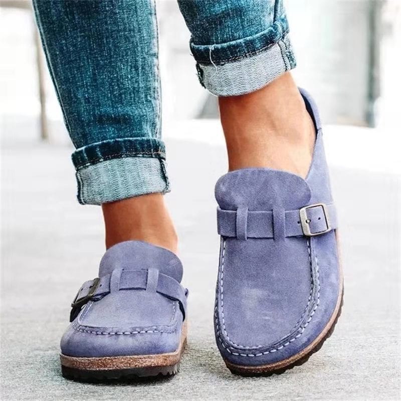 Leah – Leder Loafer mit Schnalle