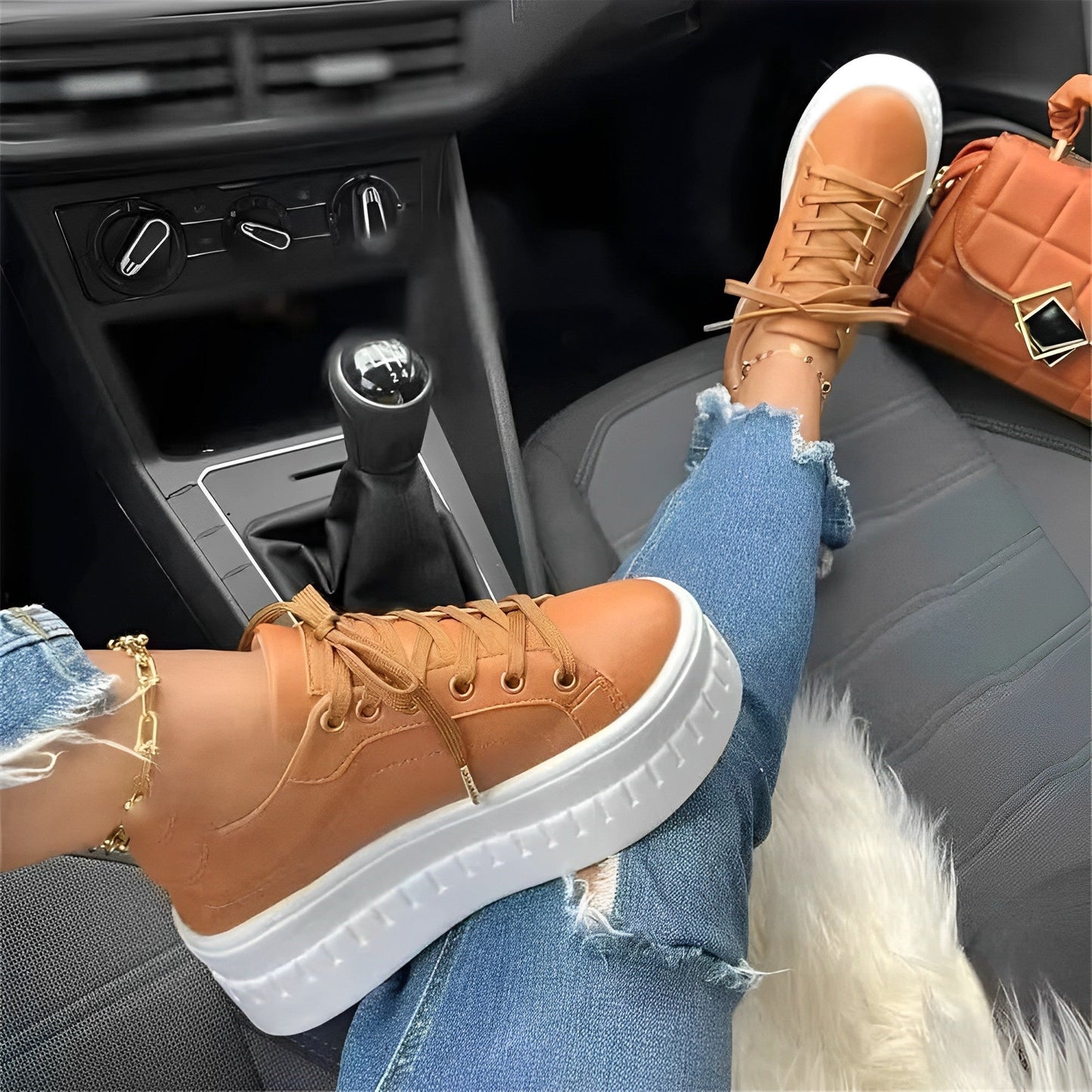 Valerie - Plateau-Sneaker mit dicker Sohle für Damen