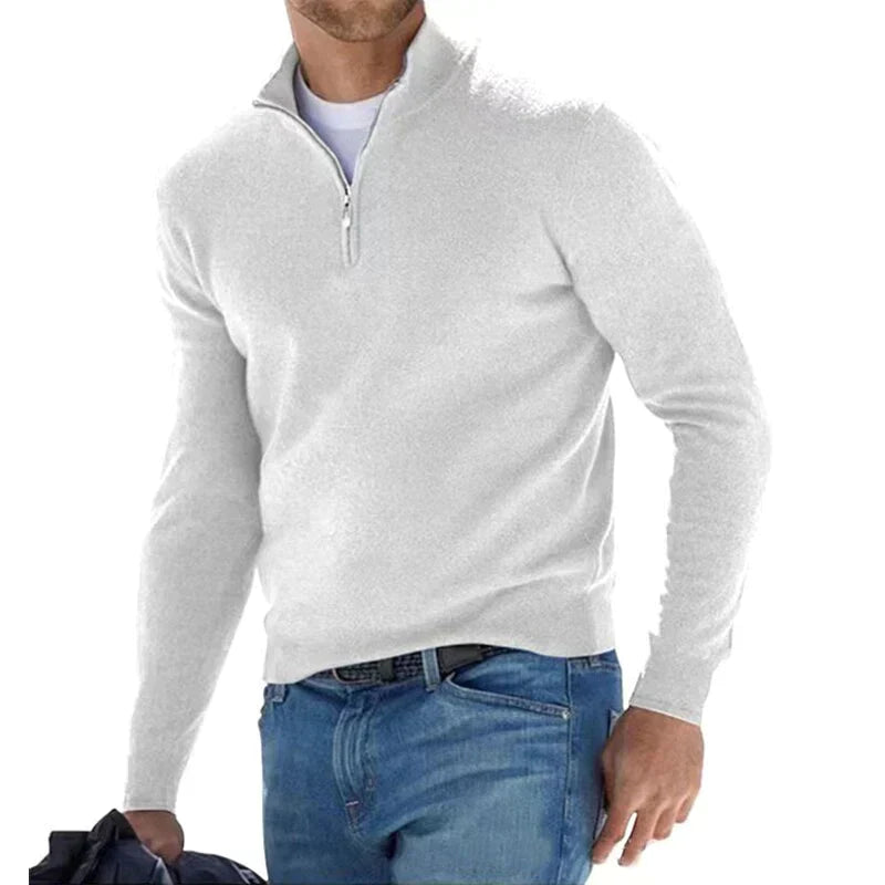 Agustín - Eleganter Herrenzipp-Pullover