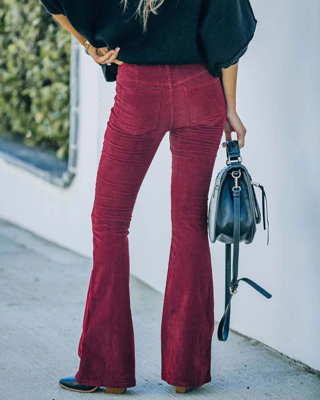 Clarisse - Damen-Flare-Hose mit hohem Bund
