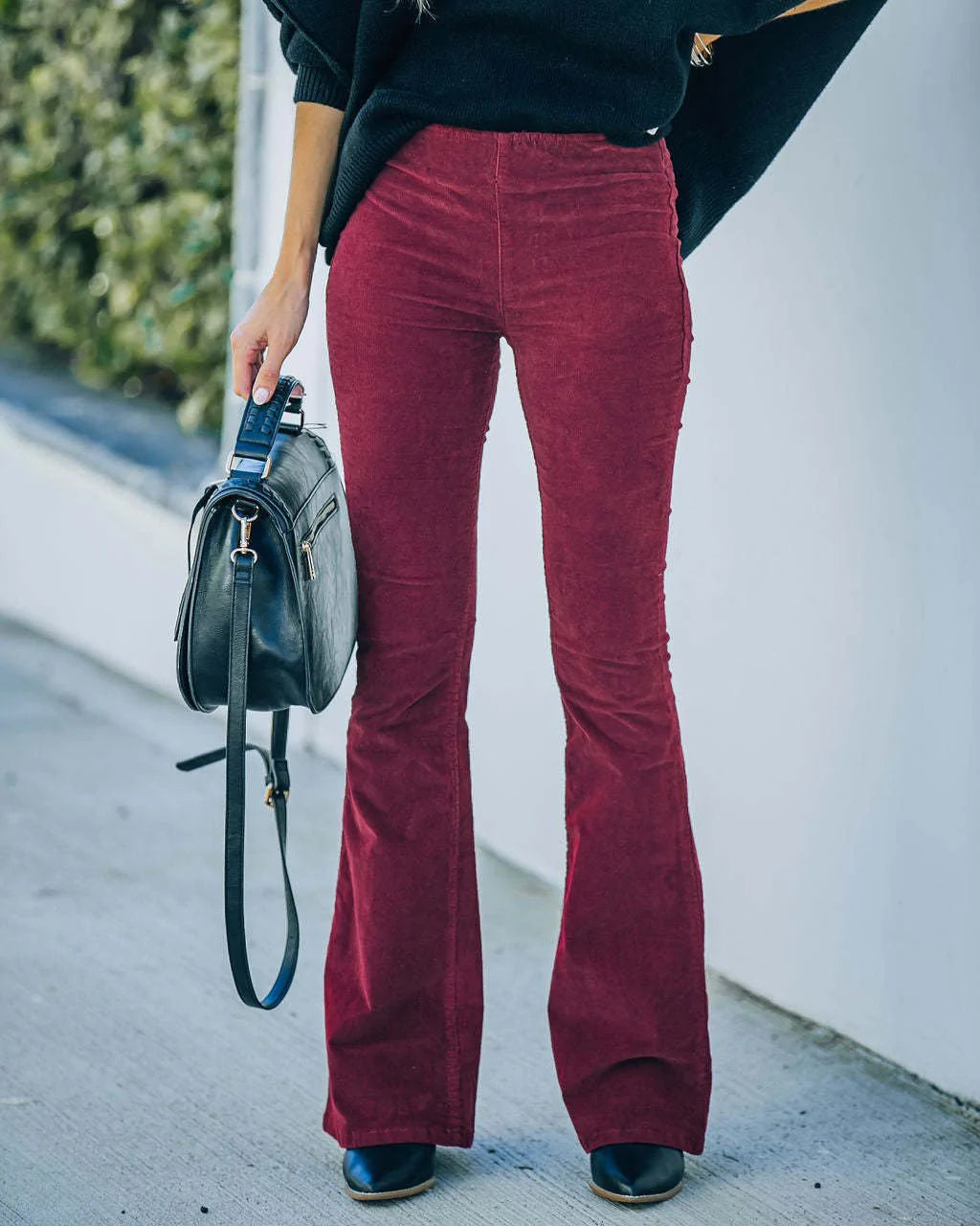 Clarisse - Damen-Flare-Hose mit hohem Bund