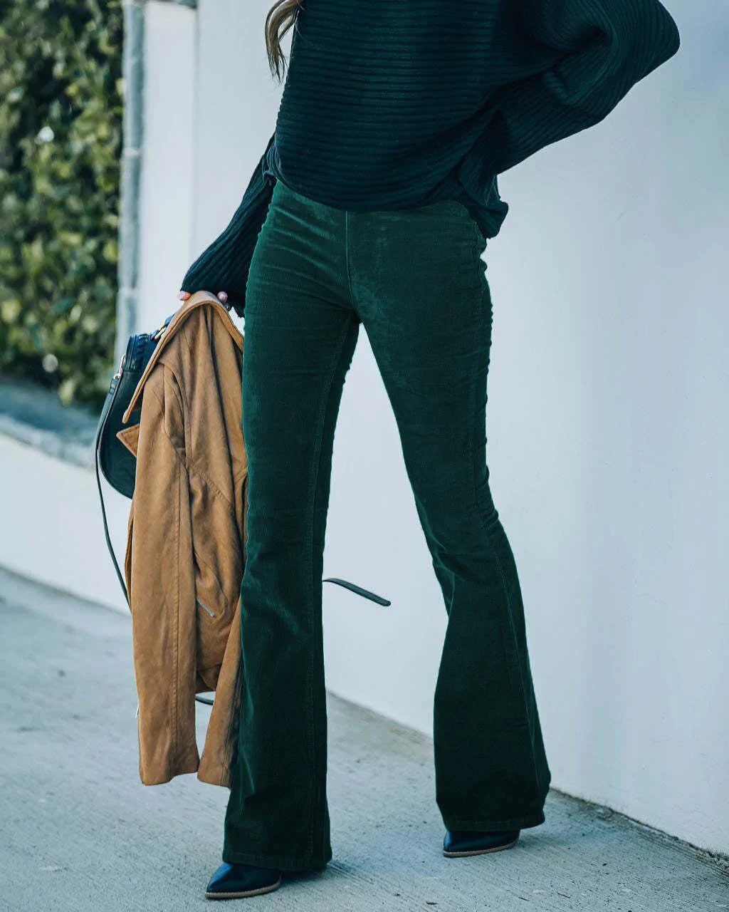Clarisse - Damen-Flare-Hose mit hohem Bund