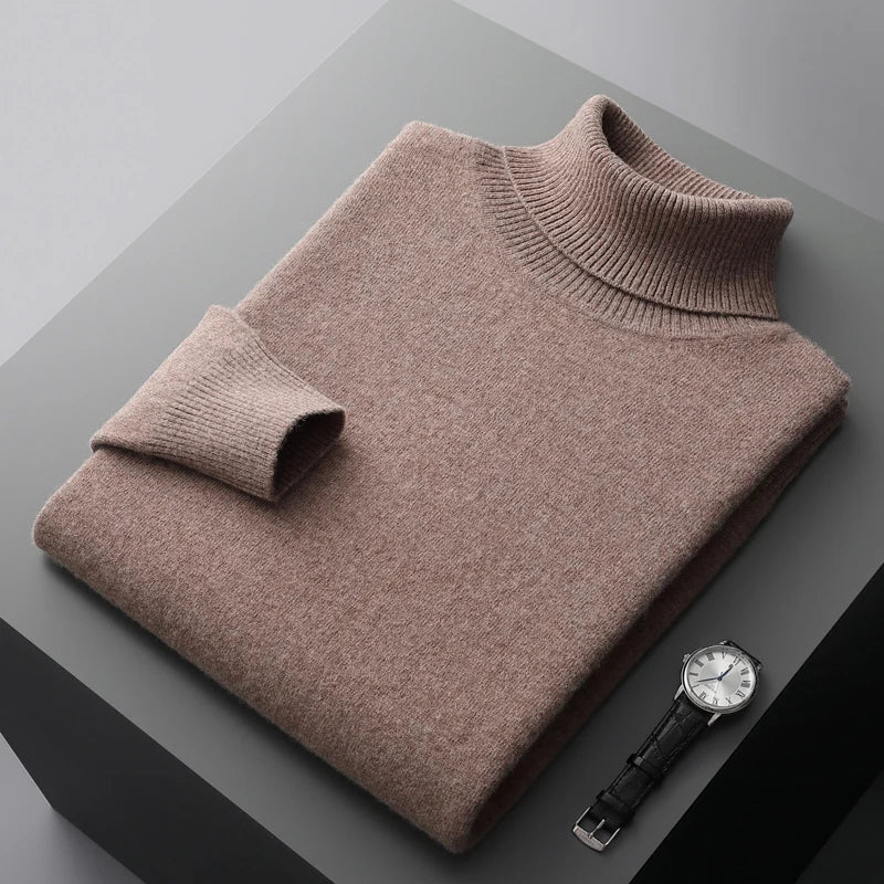 Louis - Pullover mit gerolltem Kragen
