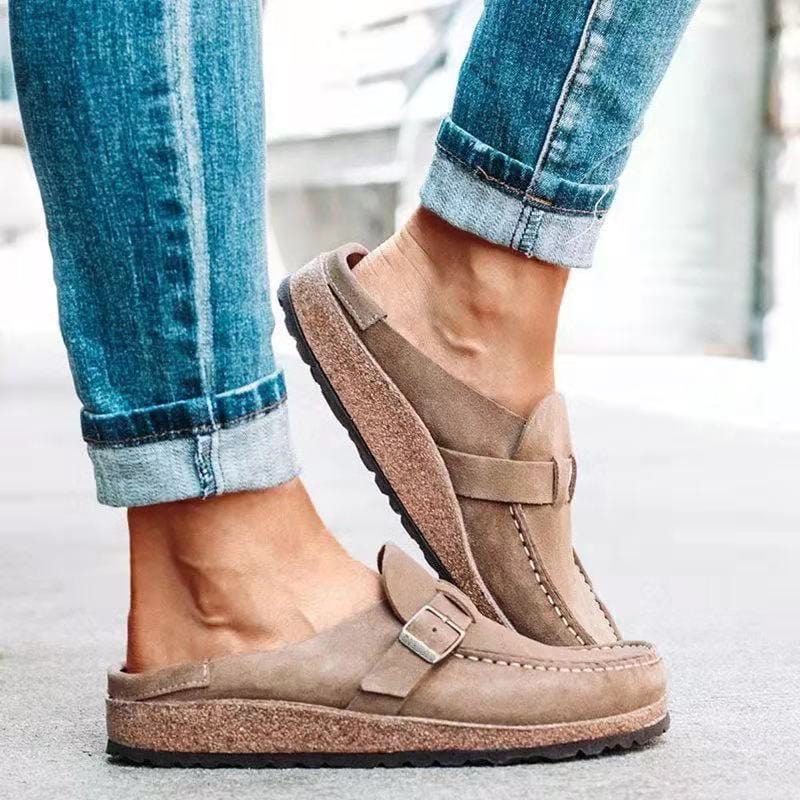 Leah – Leder Loafer mit Schnalle