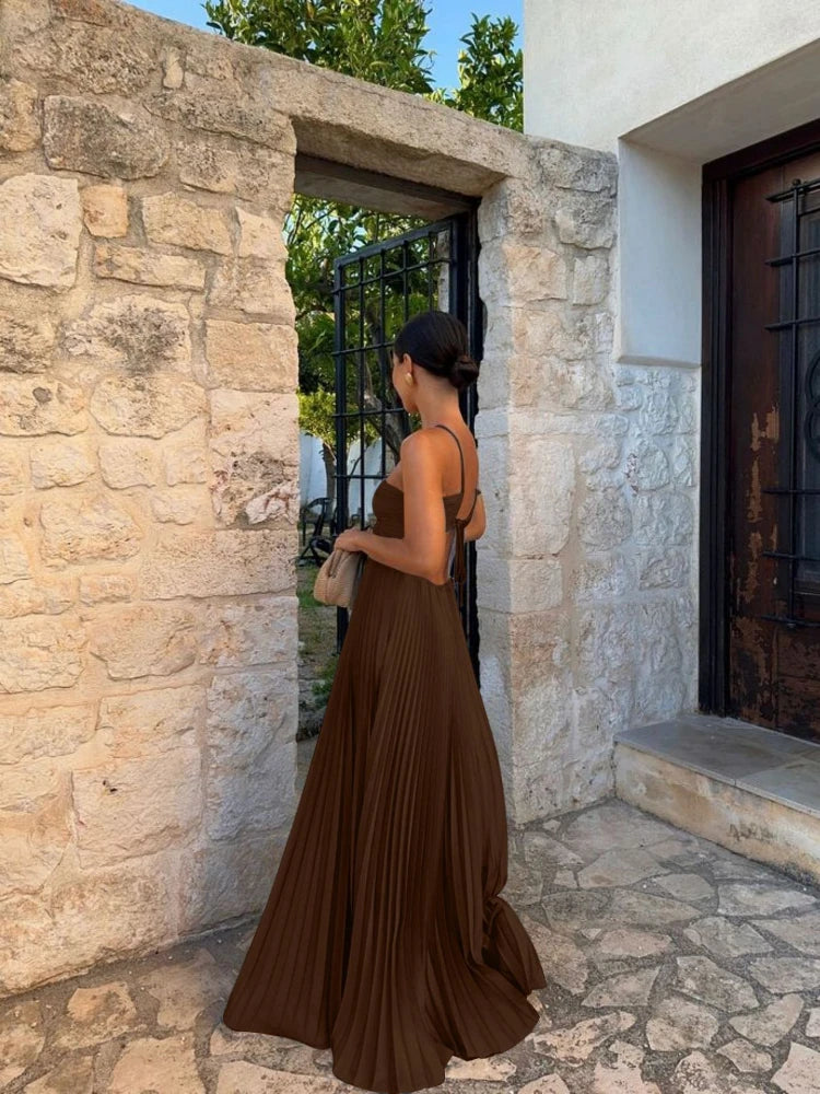 Ayelet - Falten-Maxikleid, Vielseitig & Elegant