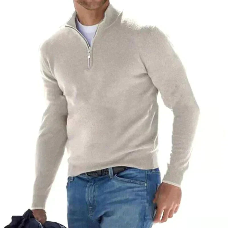 Agustín - Eleganter Herrenzipp-Pullover