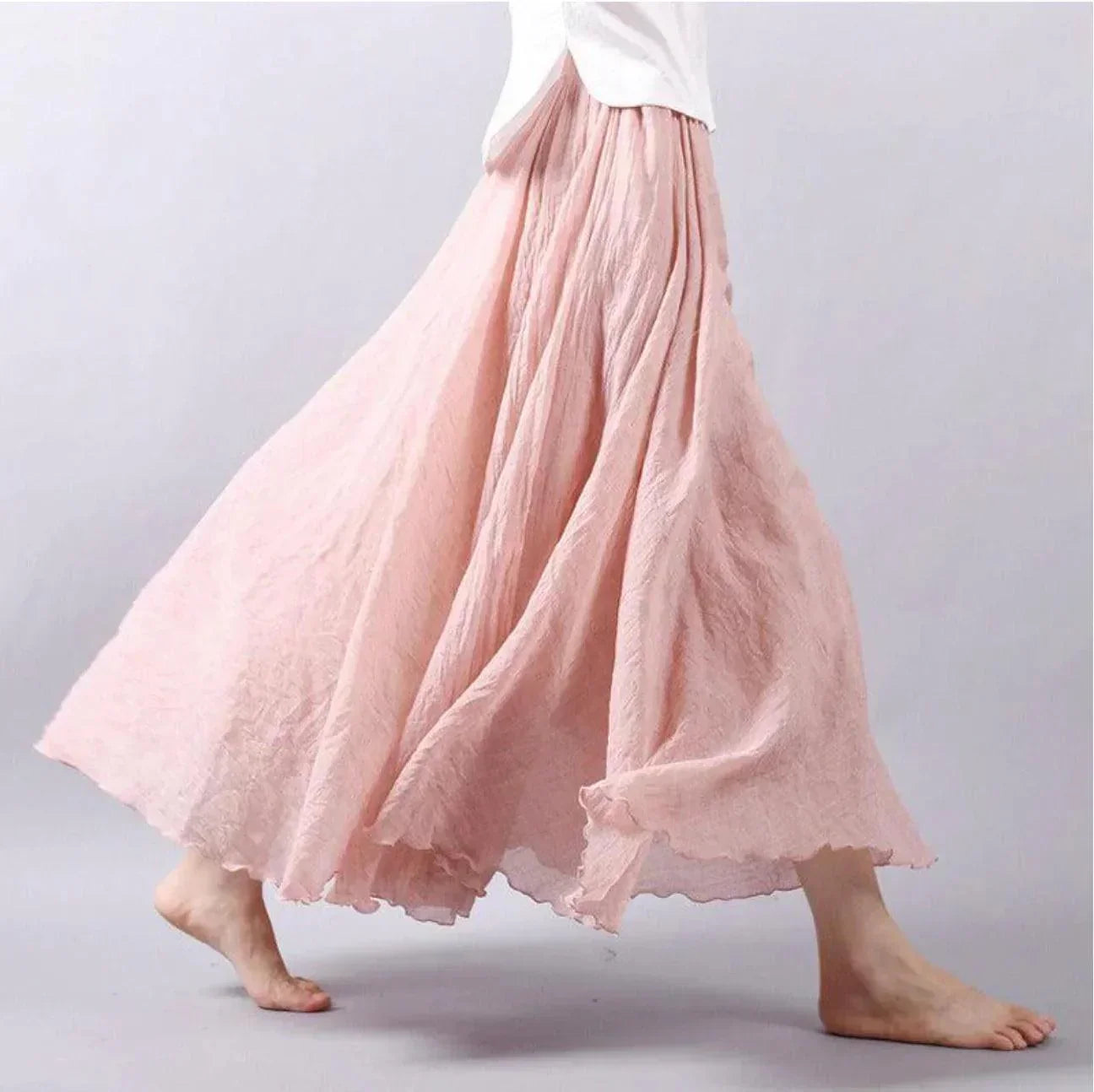 Isla – Fließender Boho Maxirock