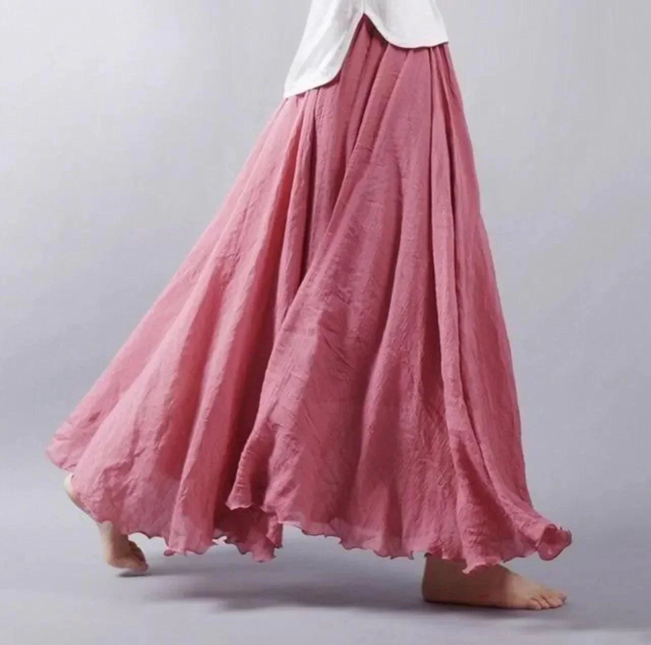 Isla – Fließender Boho Maxirock