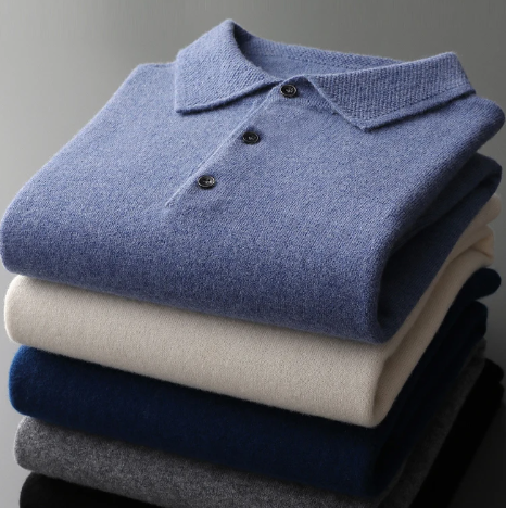 Brock - Herren-Wollpolo Eleganter Strick
