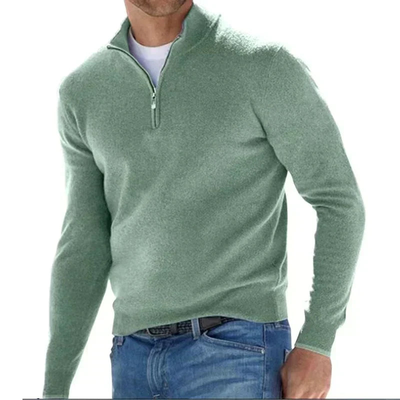Agustín - Eleganter Herrenzipp-Pullover