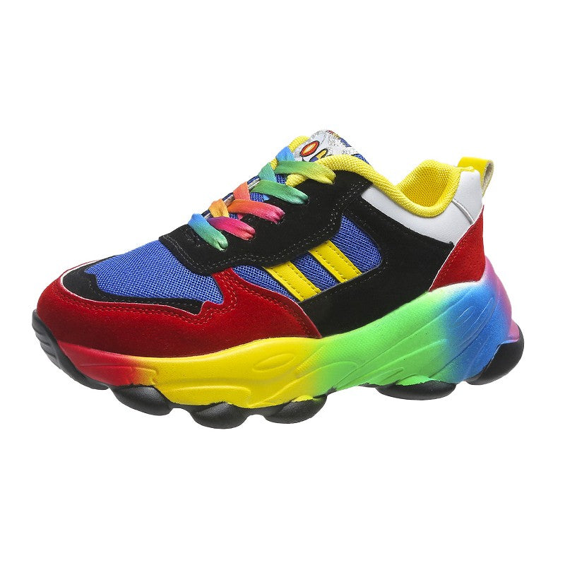 Jolie - Bunte Sneakers mit dicker Sohle für Damen