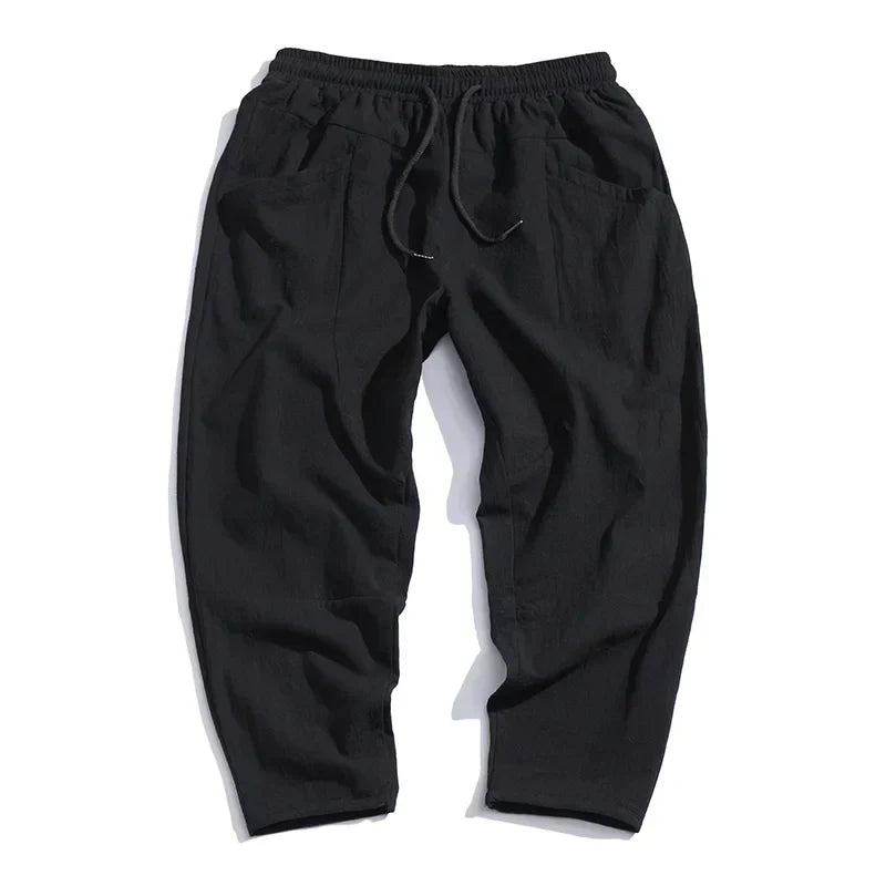 Daveric - Atmungsaktive Leinen-Shorts für Herren