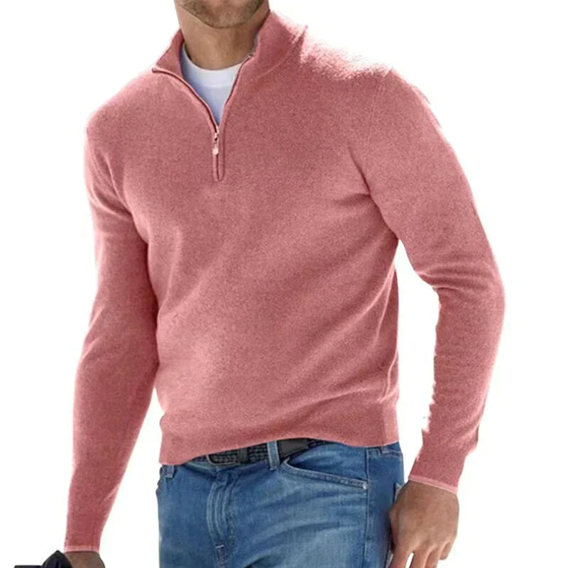 Agustín - Eleganter Herrenzipp-Pullover