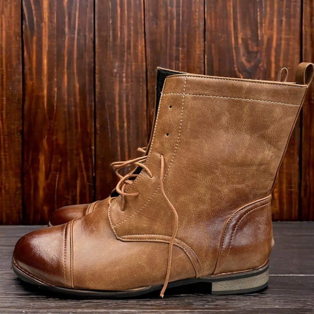 Milford - Halbhohe Stiefel mit runder Zehenkappe für Herren