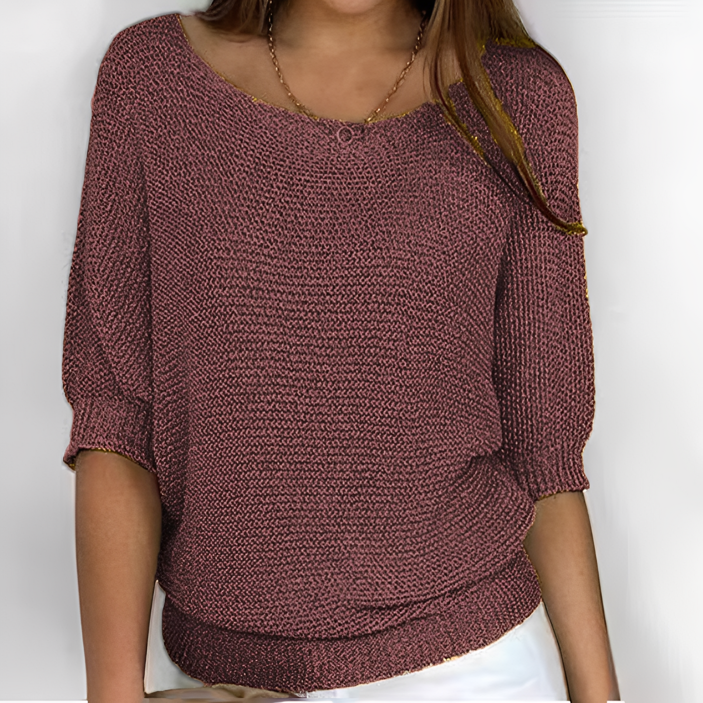 Kathleen - Bequemer, locker sitzender Pullover für Damen