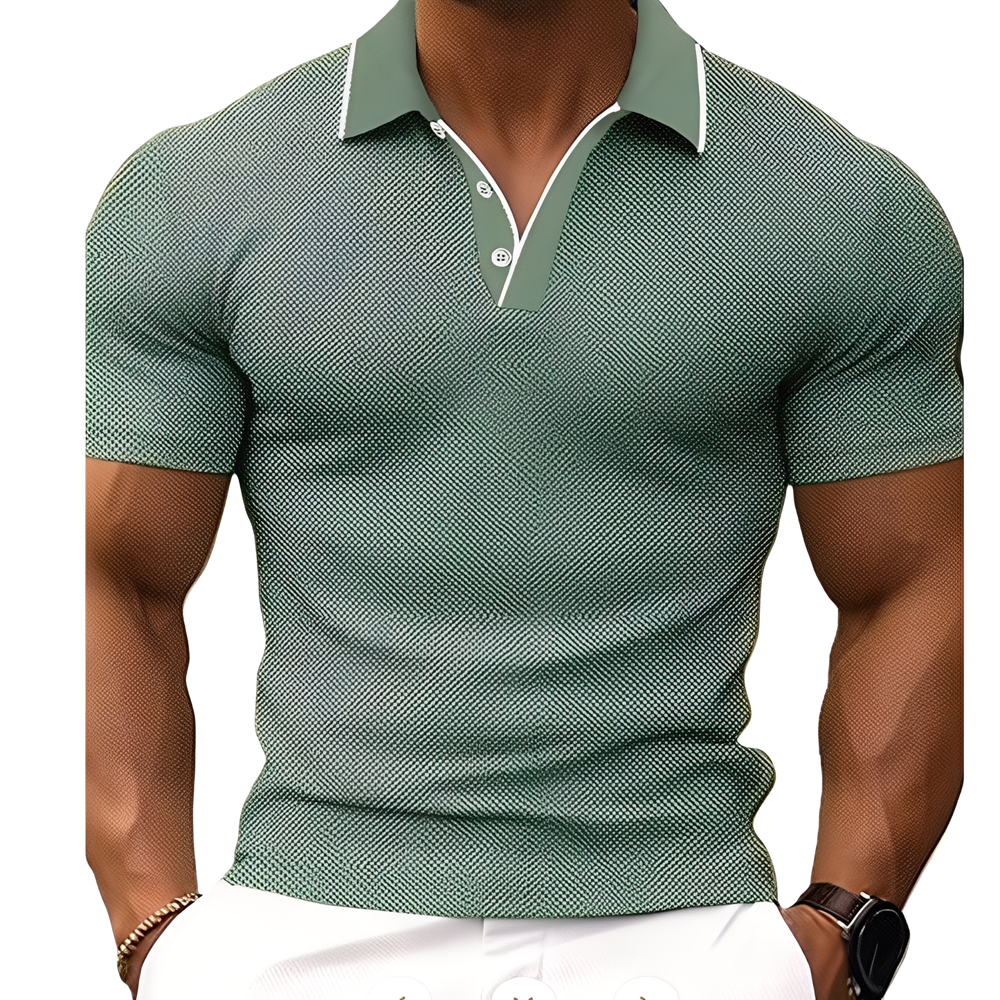 Florence - Lässiges Poloshirt mit Knöpfen für Herren