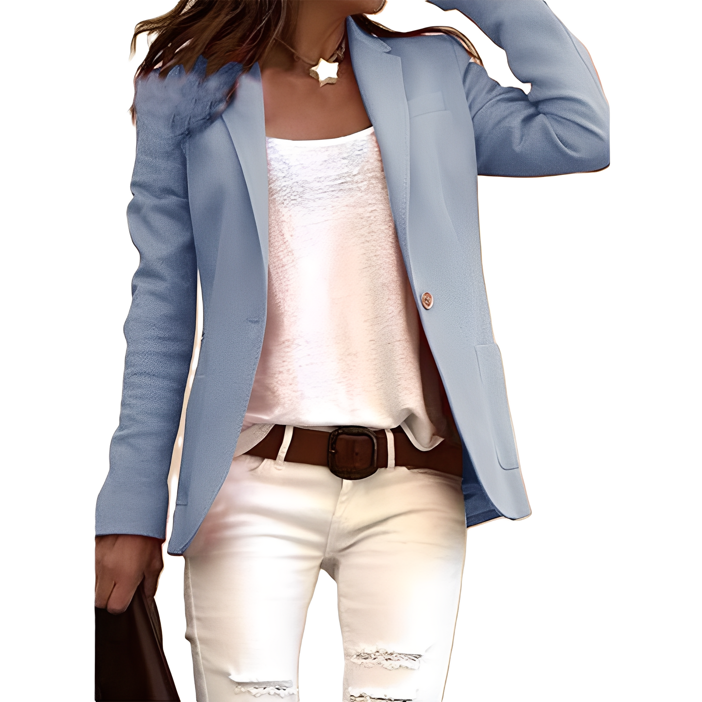 Heather - Lässiger Blazer mit Revers für Damen