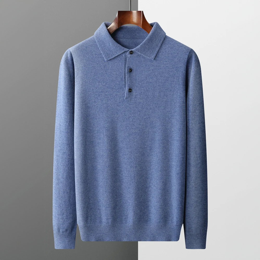Brock - Herren-Wollpolo Eleganter Strick
