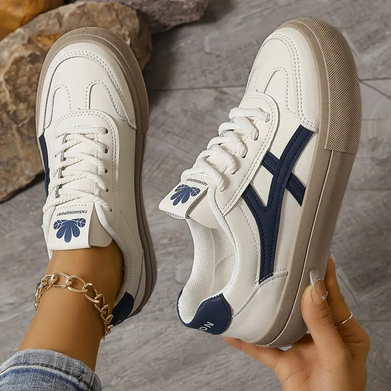 Naomi - Damen Plateau-Sneaker im Retro-Stil