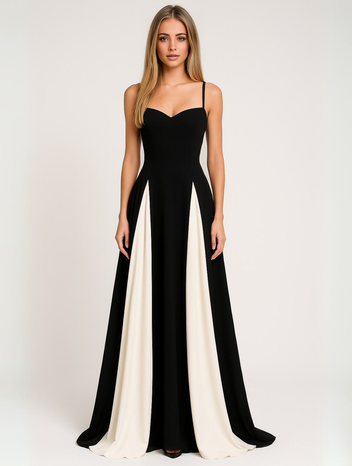 Hadas - Portofino Kleid mit Kontrast-Panels Elegant