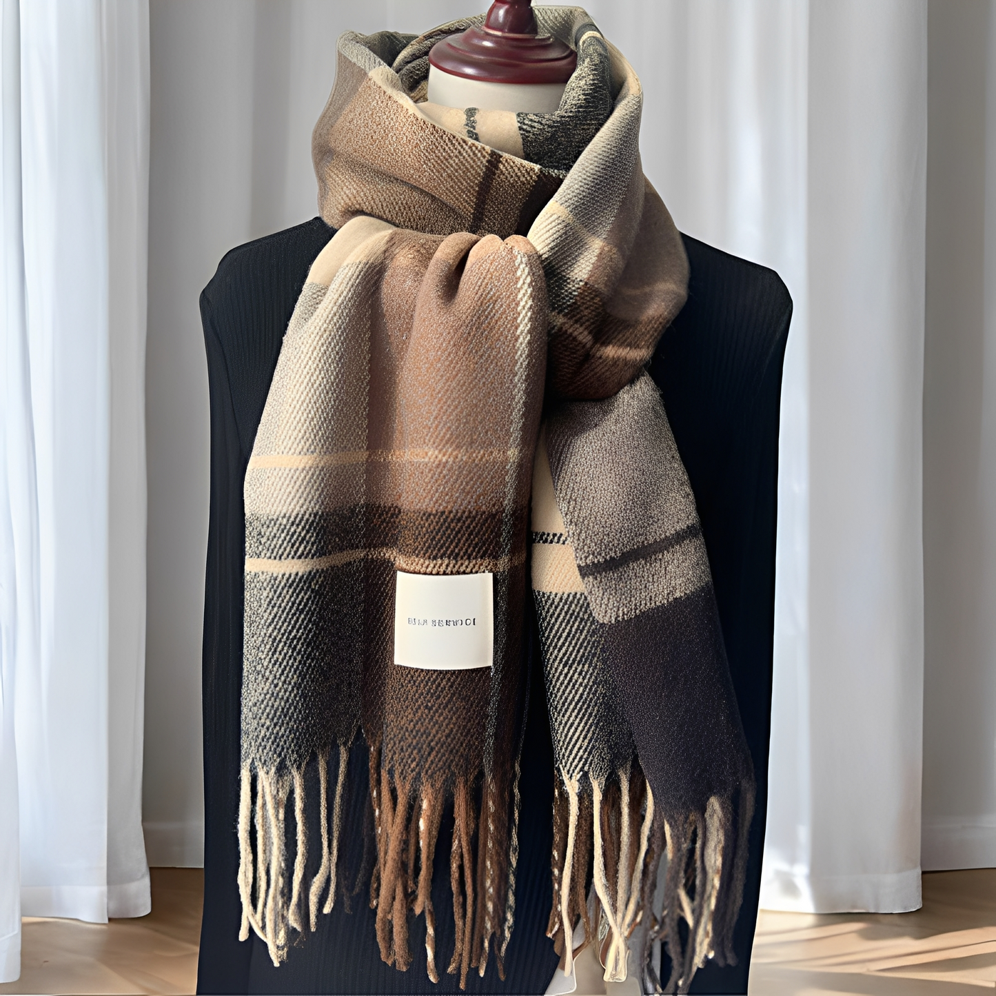 Charmaine - Stilvoller, warmer Langmantel für Damen
