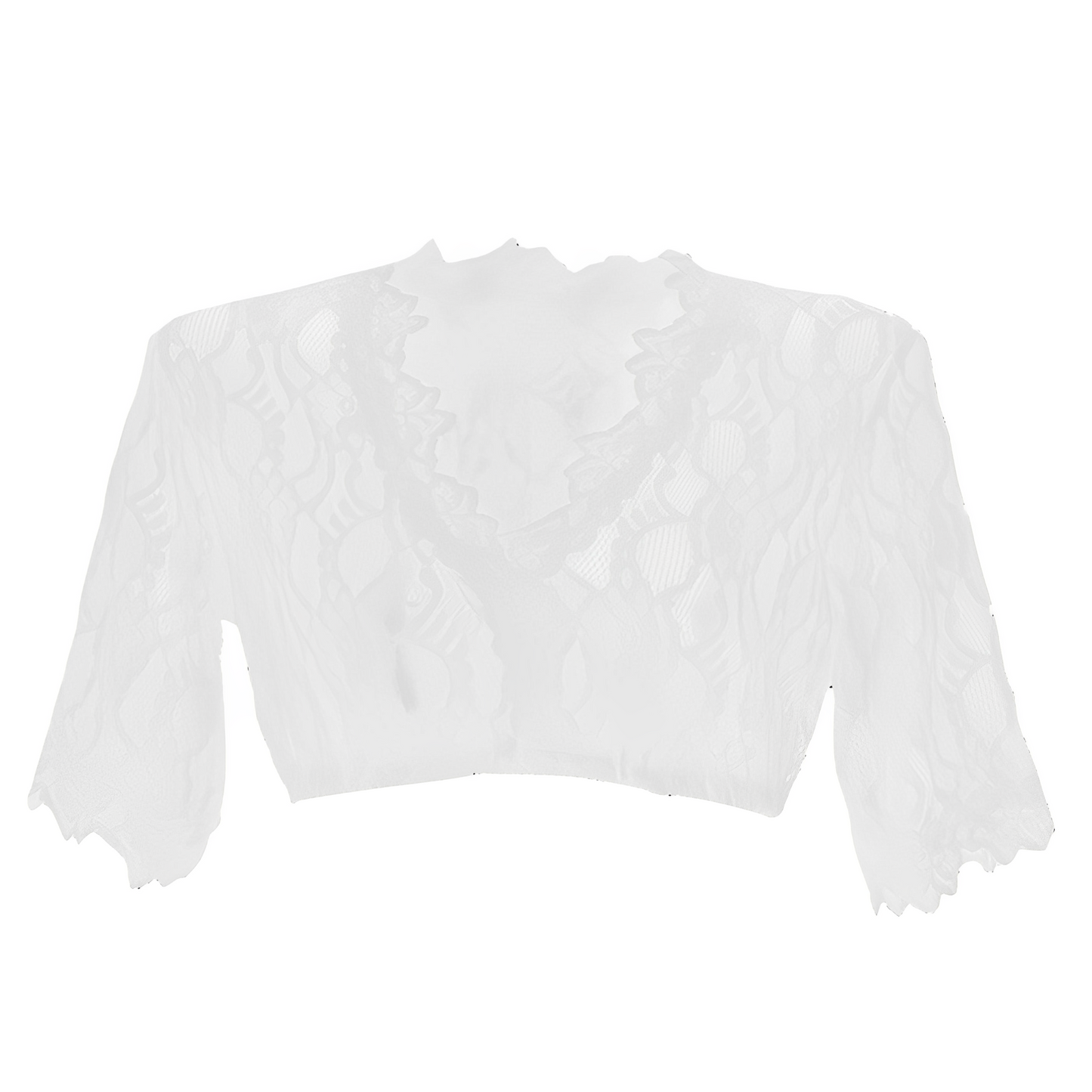 Bonnie - Stilvolle Oktoberfest-Dirndlbluse aus Mesh für Damen