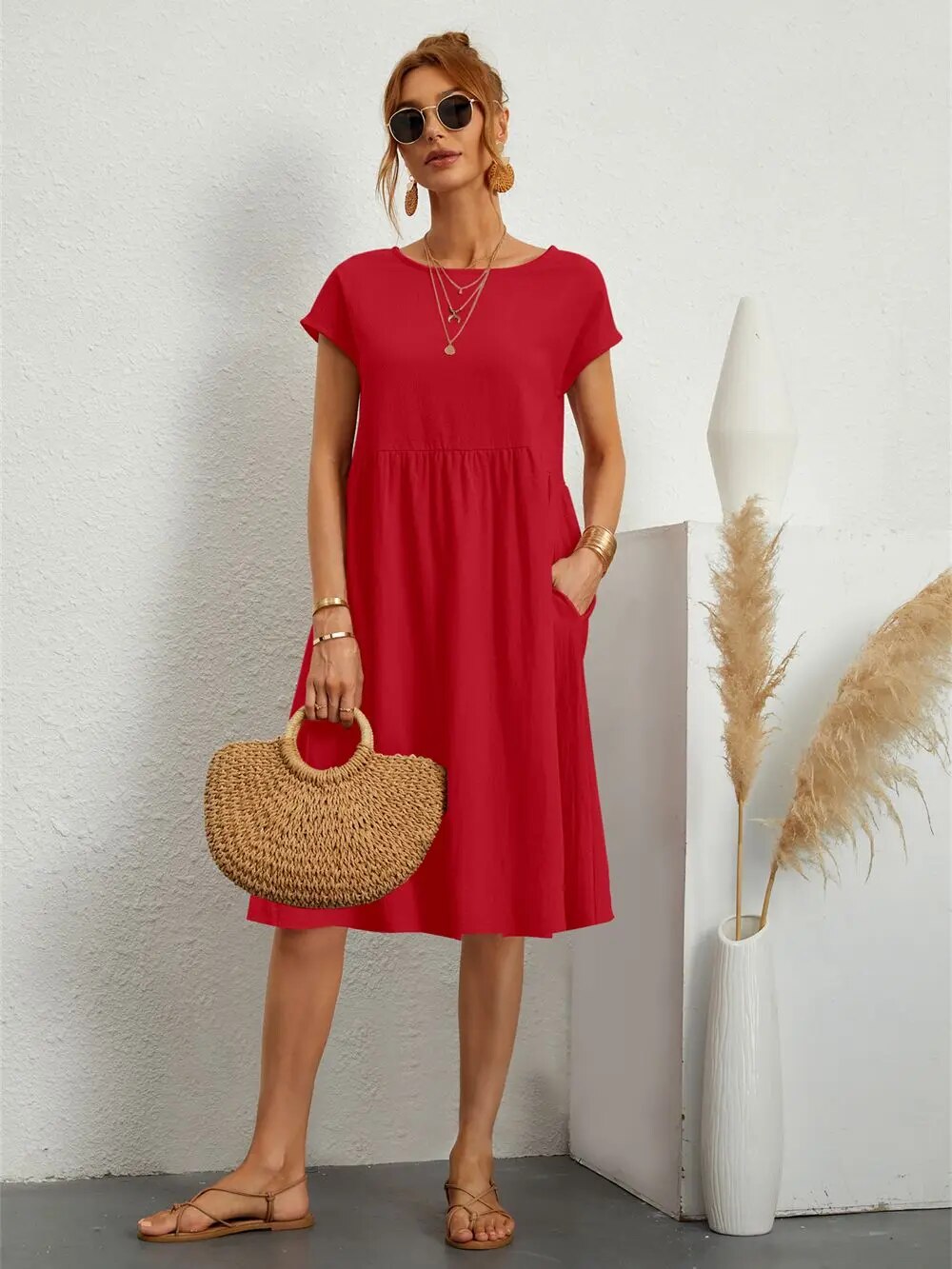Sol - Damen elegantes Kleid