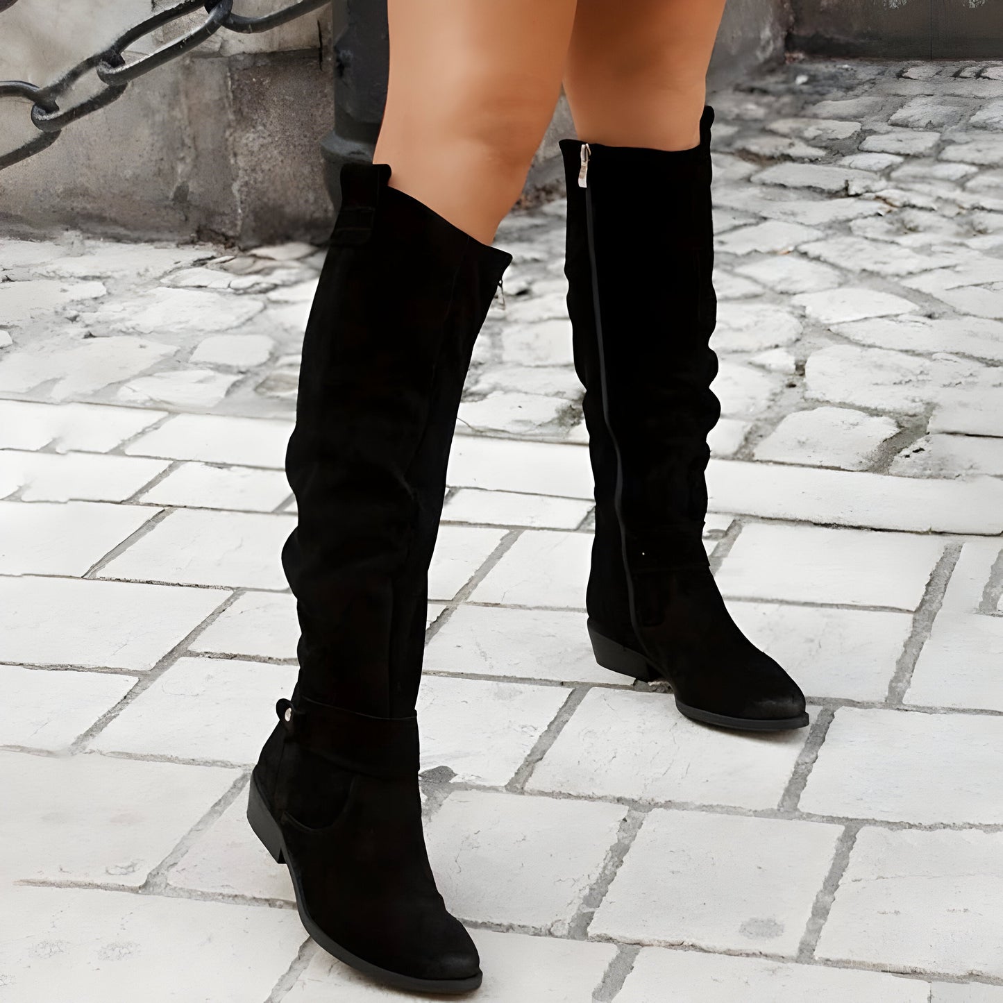 Sofia – Kniehohe Lederstiefel
