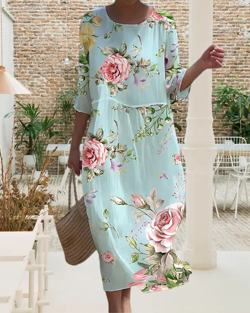 Leilani - Elegantes Blumenkleid, Damen & Sommer