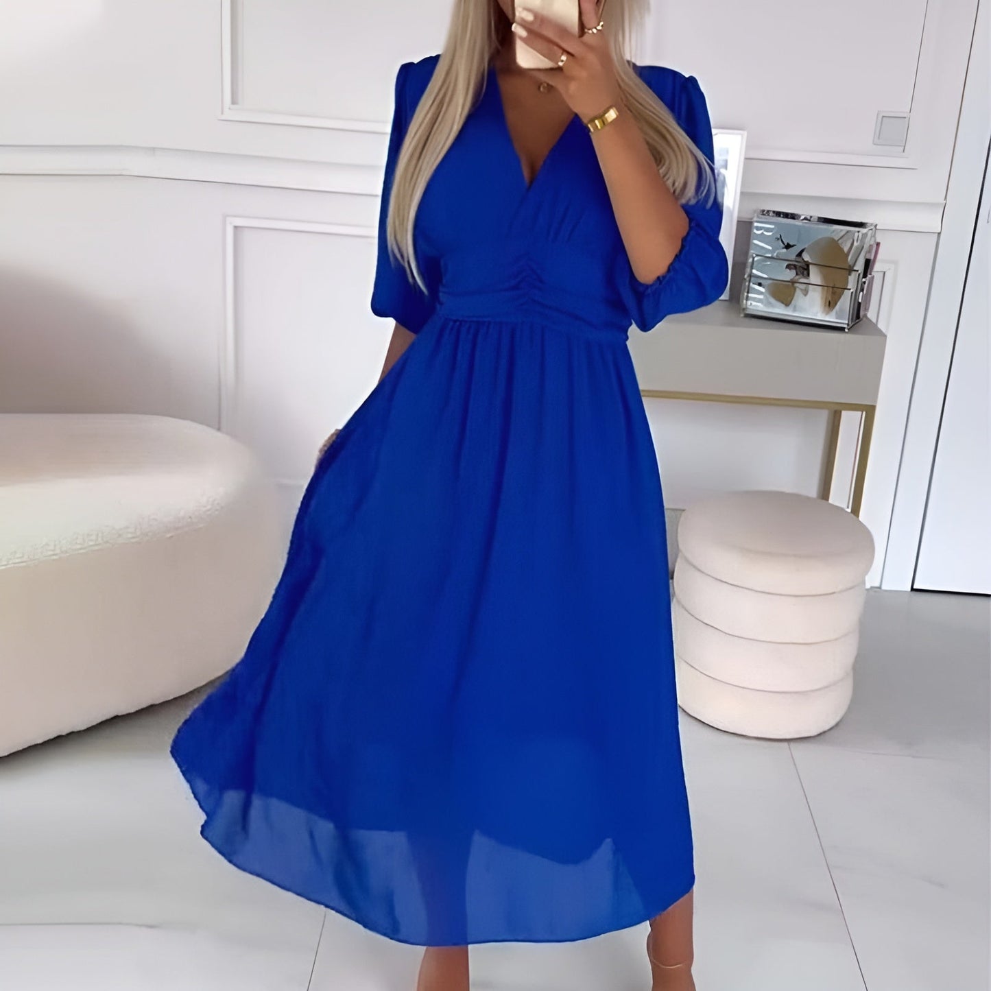 Abigail – Leichtes Seidenkleid aus Chiffon