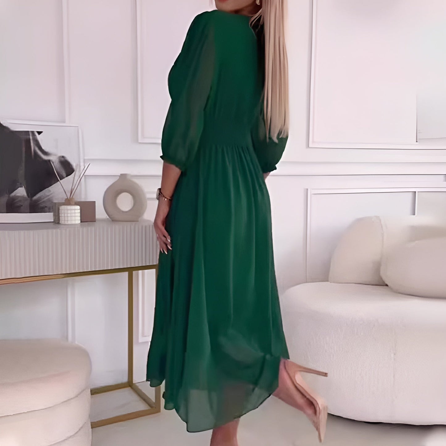Abigail – Leichtes Seidenkleid aus Chiffon