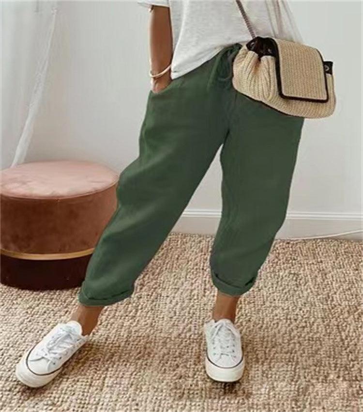 Bella - Schicke Hose aus Baumwoll-Leinen-Mix